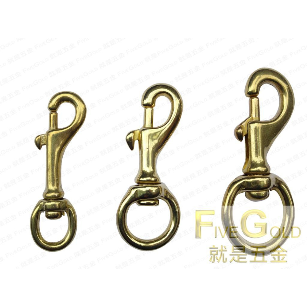 狗鍊頭 銅 狗鏈頭 4分 6分 8分  #就是五金 小五金-細節圖2