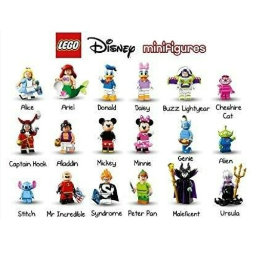 LEGO 樂高 71012 迪士尼人偶包一代 整套18隻Disney Minifigures玩具總動員米奇米妮三眼怪
