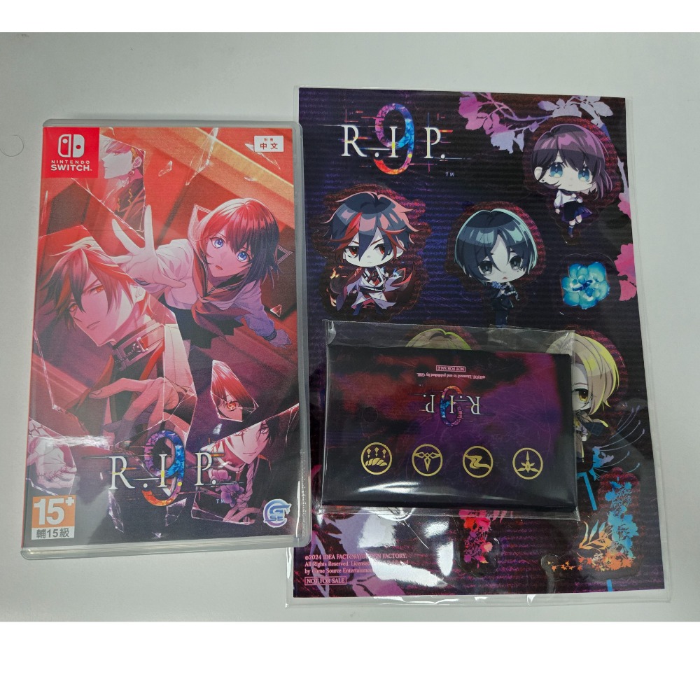 switch 乙女遊戲 9 R.I.P. 9 RIP 中文二手-細節圖2