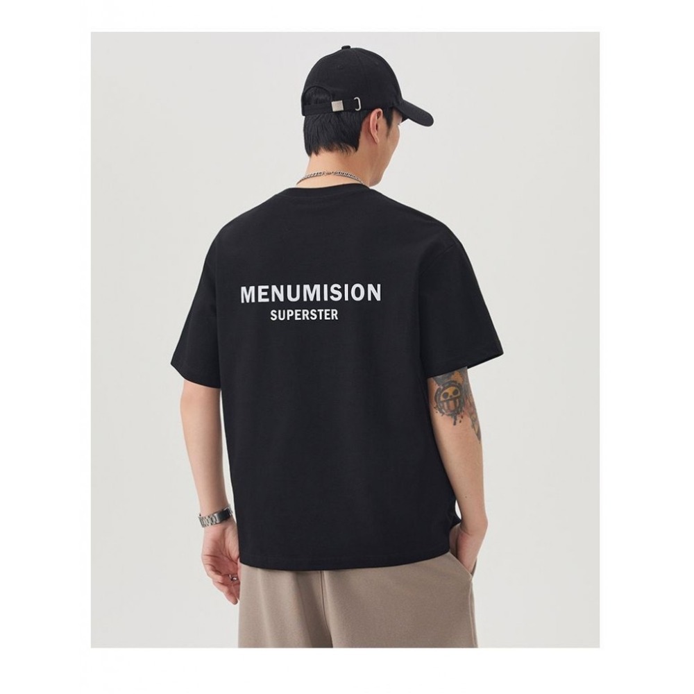 𝔾𝕣𝕒𝕔𝕖 𝕊𝕥𝕦𝕕𝕚𝕠♡男裝♡美式復古字母印花上衣-規格圖11