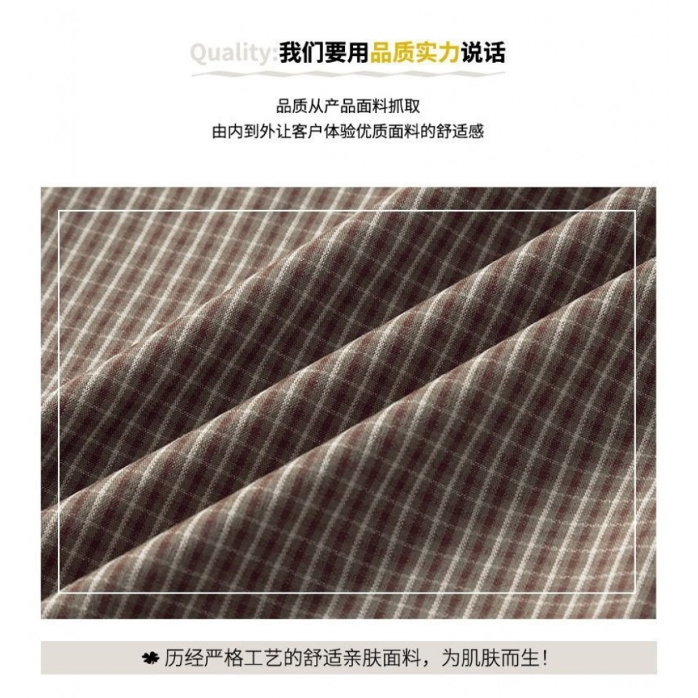 𝔾𝕣𝕒𝕔𝕖 𝕊𝕥𝕦𝕕𝕚𝕠♡男裝♡細格紋翻領襯衫-細節圖9