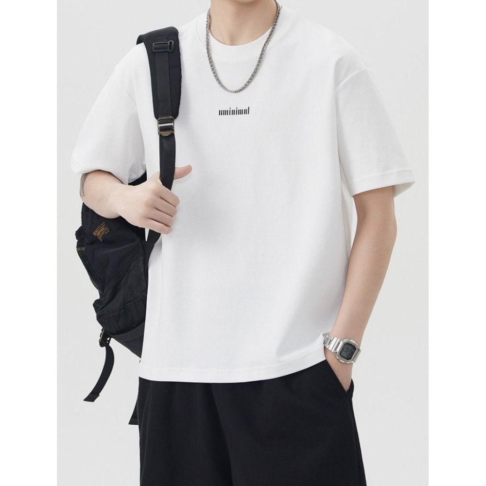 𝔾𝕣𝕒𝕔𝕖 𝕊𝕥𝕦𝕕𝕚𝕠♡男裝♡亂碼設計率性休閒上衣-規格圖7