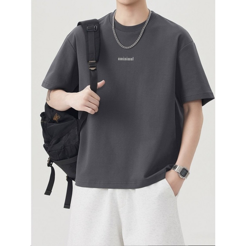 𝔾𝕣𝕒𝕔𝕖 𝕊𝕥𝕦𝕕𝕚𝕠♡男裝♡亂碼設計率性休閒上衣-規格圖7