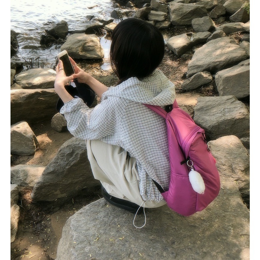 🇰🇷𝔾𝕣𝕒𝕔𝕖 𝕊𝕥𝕦𝕕𝕚𝕠♡外套♡格紋連帽抽繩襯衫外套-細節圖5
