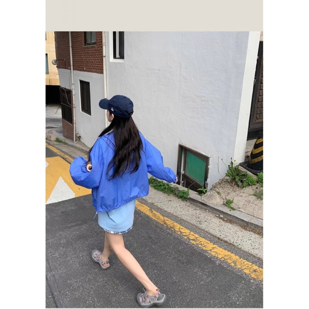 🇰🇷 𝔾𝕣𝕒𝕔𝕖 𝕊𝕥𝕦𝕕𝕚𝕠♡外套♡輕透連帽防曬外套-細節圖9