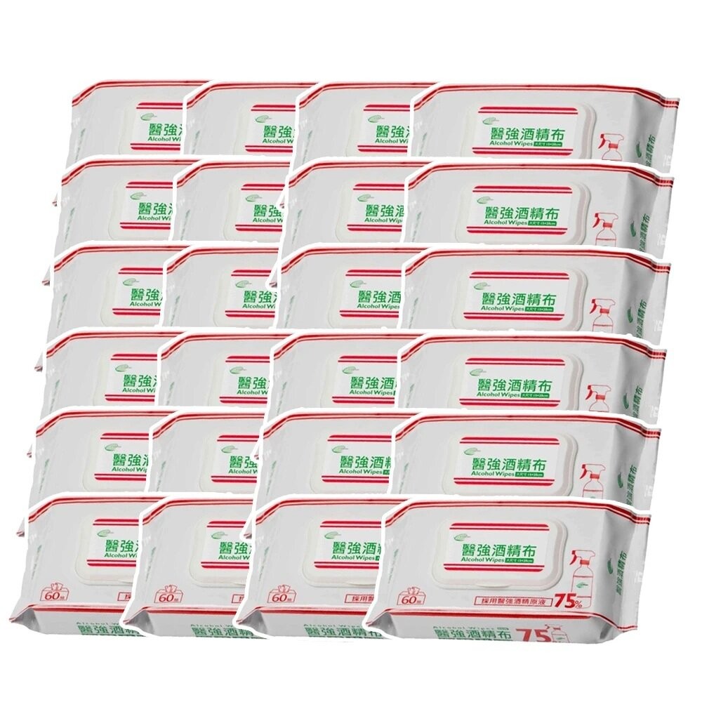 【實體店+發票】醫強》75%抗菌酒精布 濕紙巾 酒精擦 60抽/包 20x15cm 99.9%抗菌 送禮-規格圖11