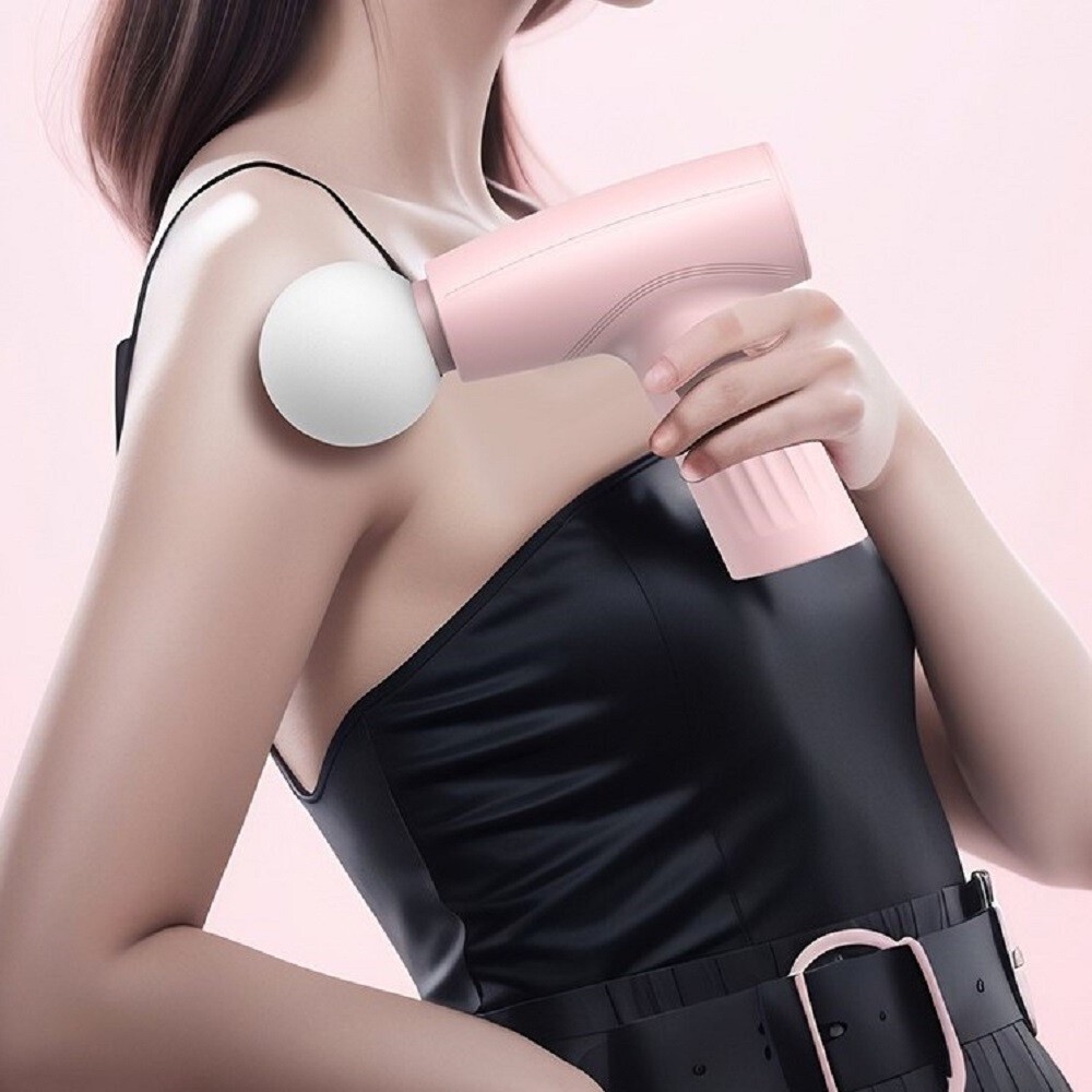 【實體店+發票】高顏質迷你無線筋膜槍 肩頸按摩器 AI智能按摩槍 小型家用 肌肉放鬆 靜音 便攜 送禮 送禮-規格圖11