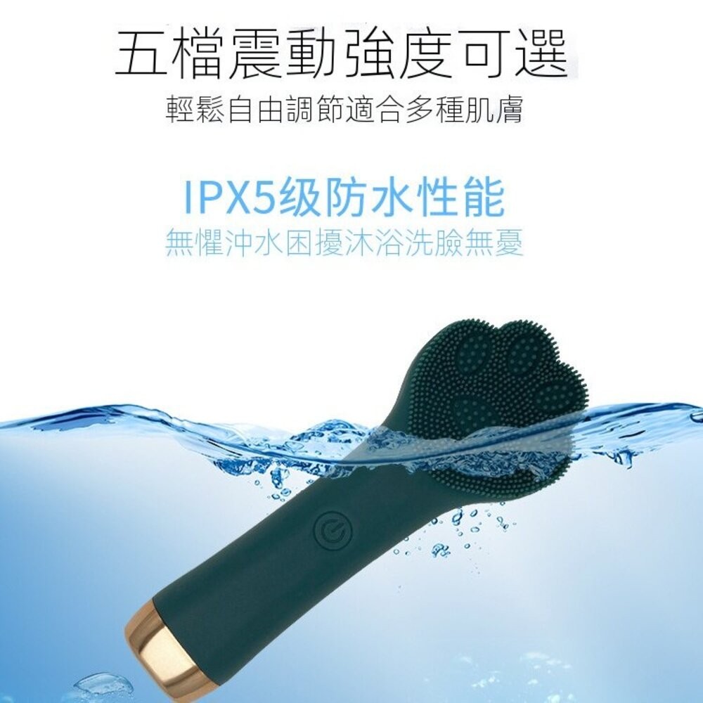 【實體店+發票】貓爪電動洗臉按摩器 潔面儀 洗臉儀 臉部清潔器 電動洗臉刷 送禮-細節圖6