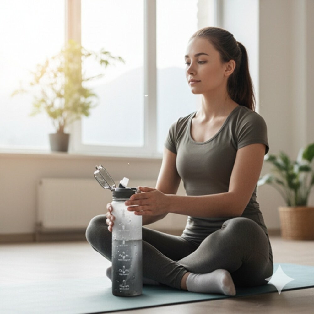 【實體店+發票】大容量運動水壺 隨身冷水壺  隨身瓶 1000ml 1000cc 運動隨身瓶 密封防漏 送禮-細節圖3