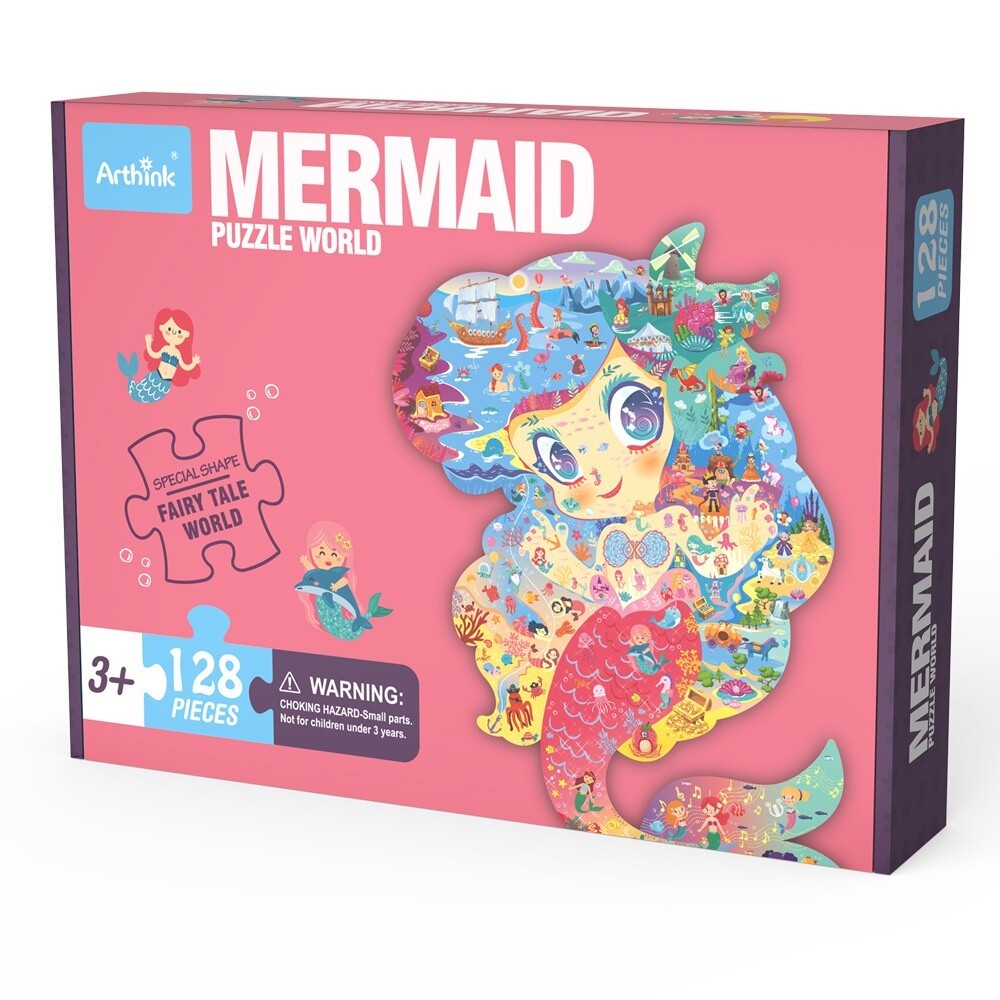 【實體店+發票】兒童益智拼圖 兒童拼圖 60片 96片 128片 禮盒 送禮-規格圖9