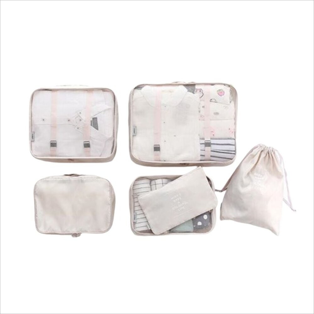 【實體店+發票】韓風行李收納袋 多功能加大加厚 行李收納包 旅行袋 七件套 送禮-細節圖2