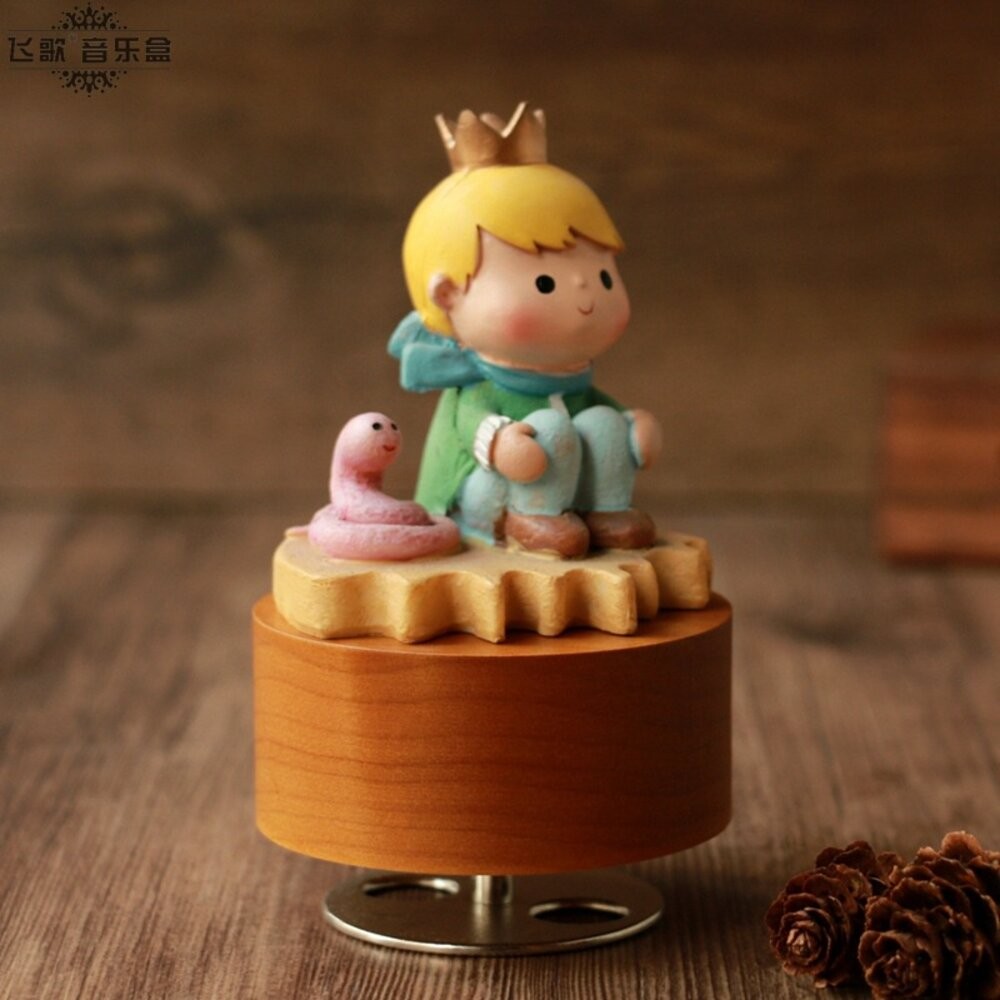 【實體店+發票】小王子旋轉音樂盒 音樂盒 禮物 小王子 The Little Prince 天空之城音樂 送禮-細節圖3