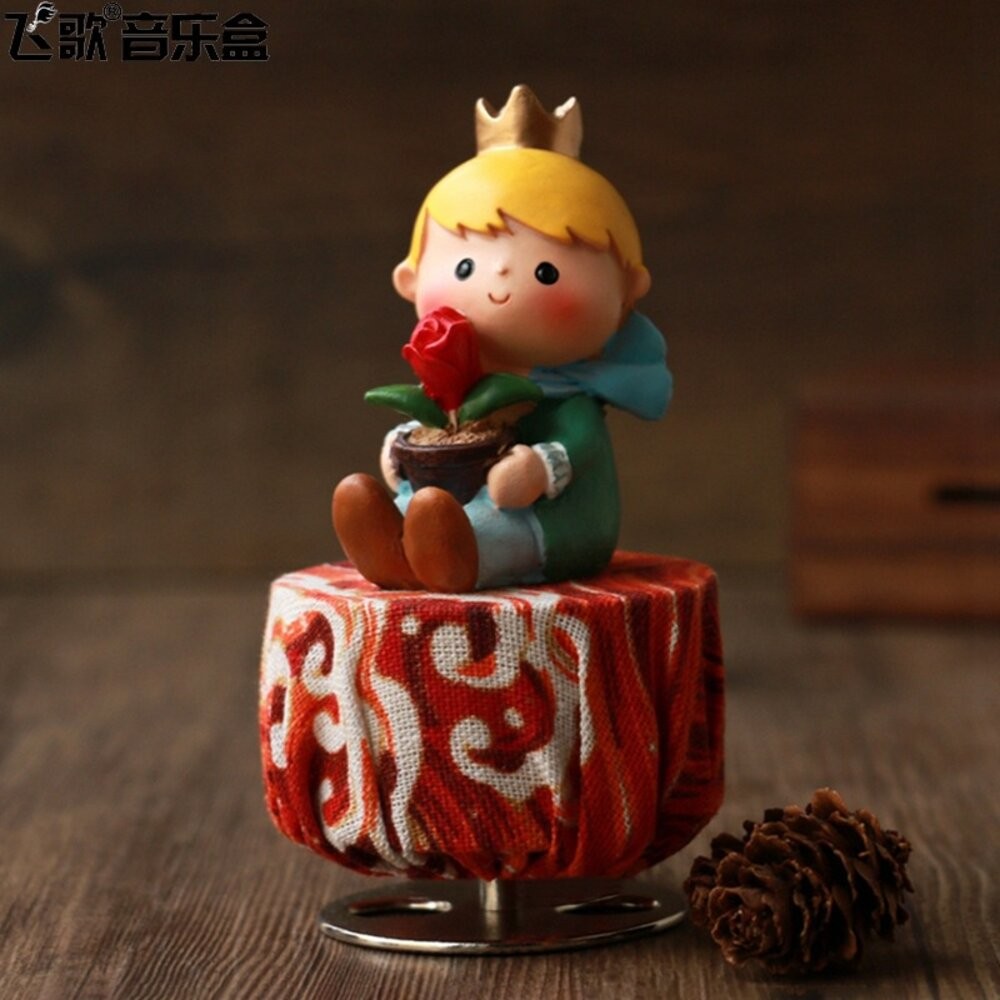 【實體店+發票】小王子旋轉音樂盒 音樂盒 禮物 小王子 The Little Prince 天空之城音樂 送禮-細節圖5