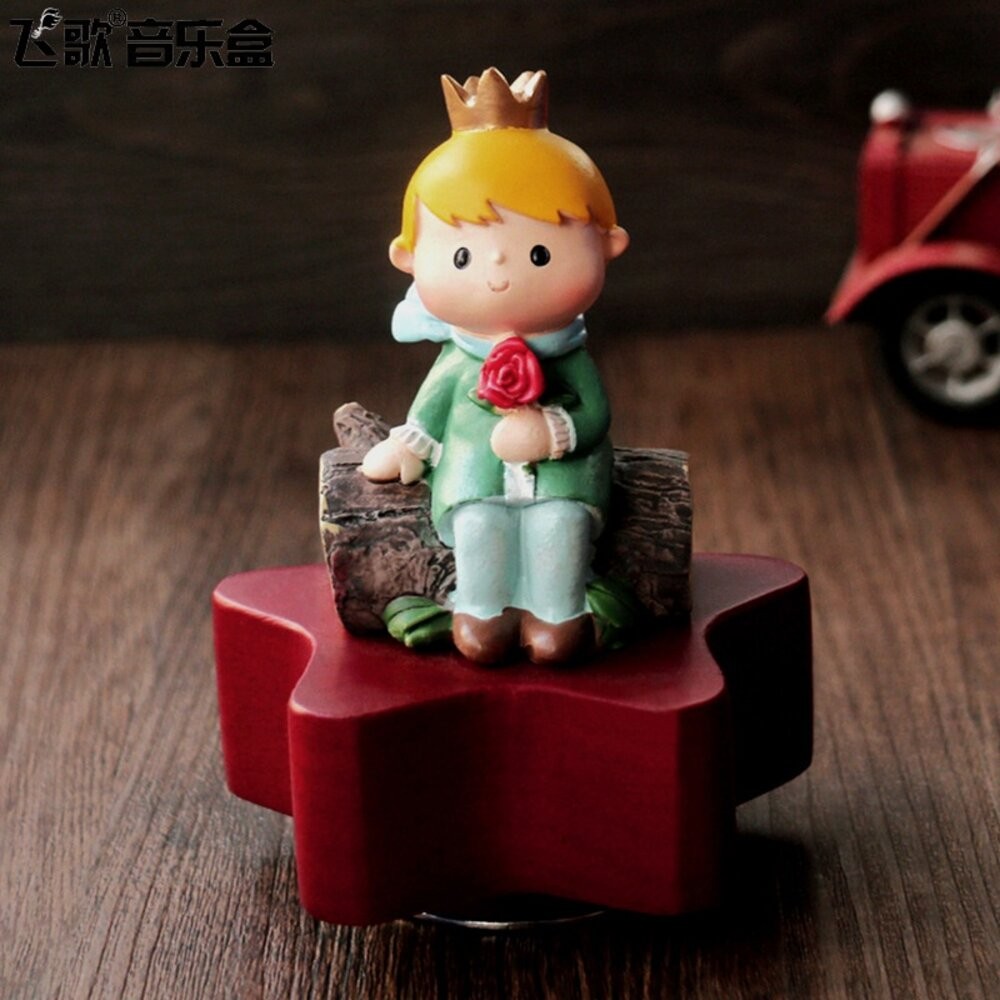 【實體店+發票】小王子旋轉音樂盒 音樂盒 禮物 小王子 The Little Prince 天空之城音樂 送禮-細節圖6