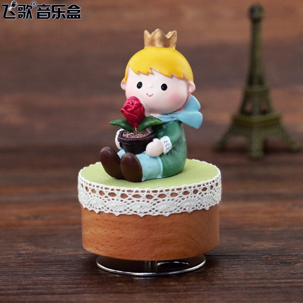 【實體店+發票】小王子旋轉音樂盒 音樂盒 禮物 小王子 The Little Prince 天空之城音樂 送禮-細節圖9