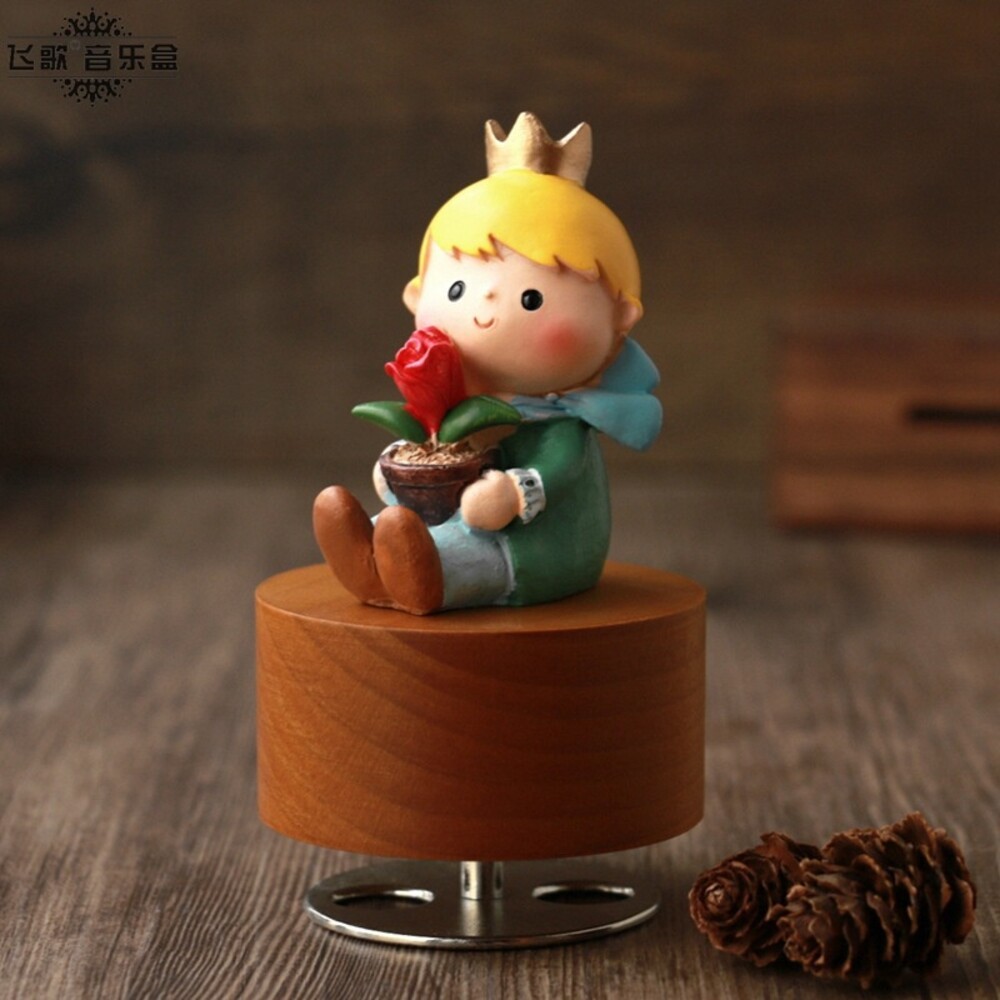 【台北士林*店面】小王子旋轉音樂盒 音樂盒 禮物 小王子 The Little Prince 天空之城音樂 送禮-規格圖10
