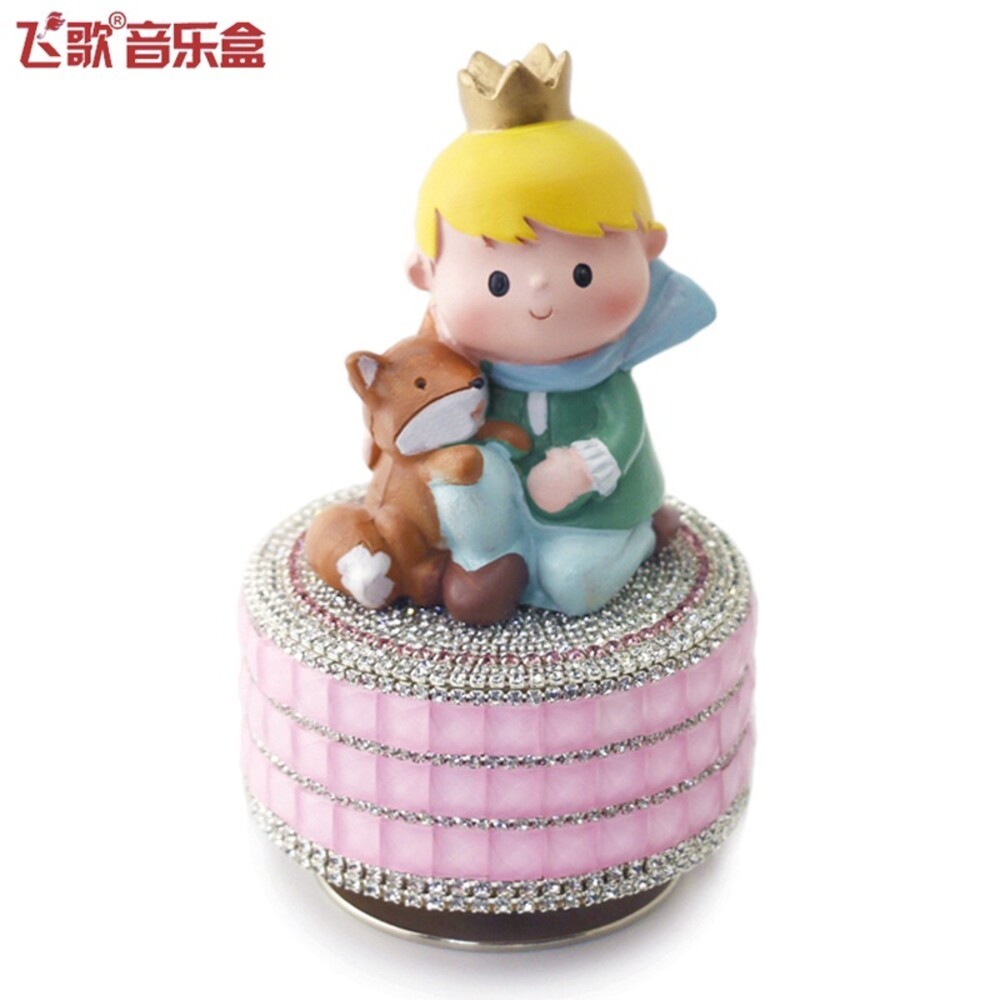 【台北士林*店面】小王子旋轉音樂盒 音樂盒 禮物 小王子 The Little Prince 天空之城音樂 送禮-規格圖10