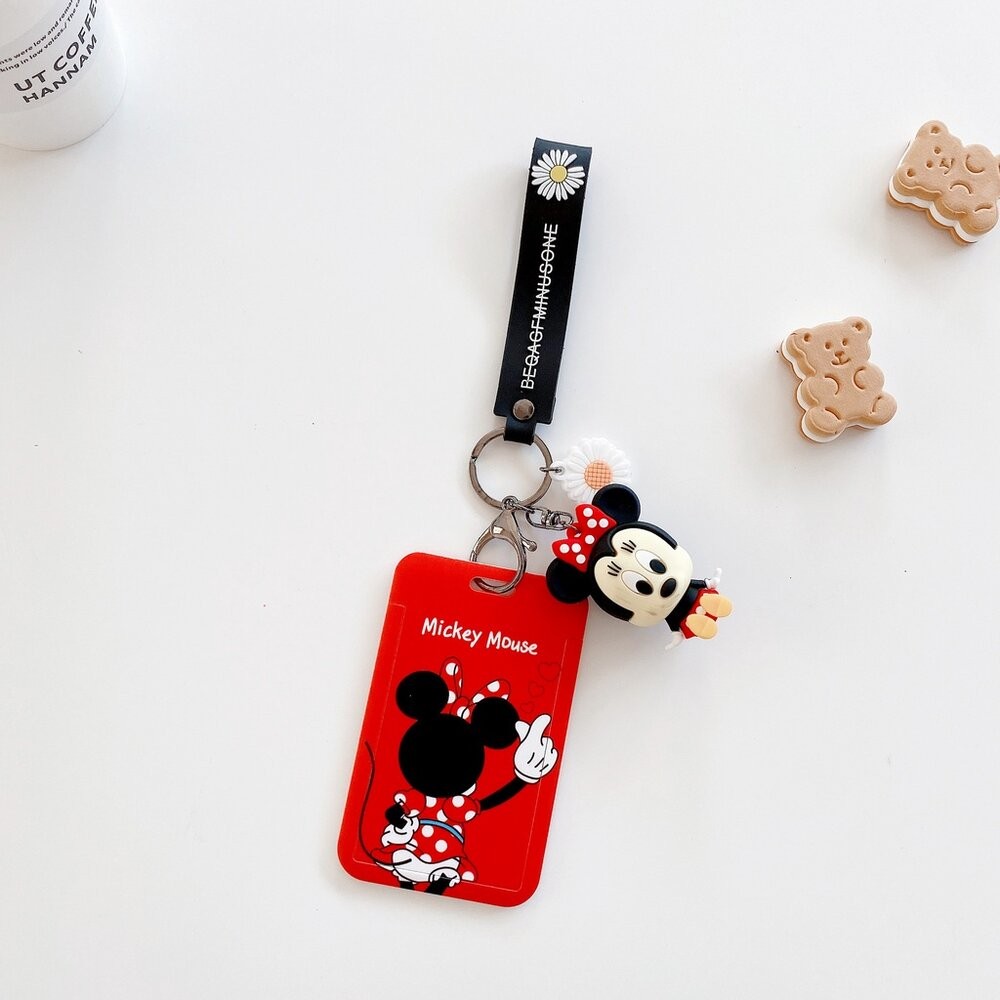 【實體店+發票】迪士尼造型證件卡套 小熊維尼 米奇 米妮 卡通造型證件套 悠遊卡保護套 送禮-細節圖9