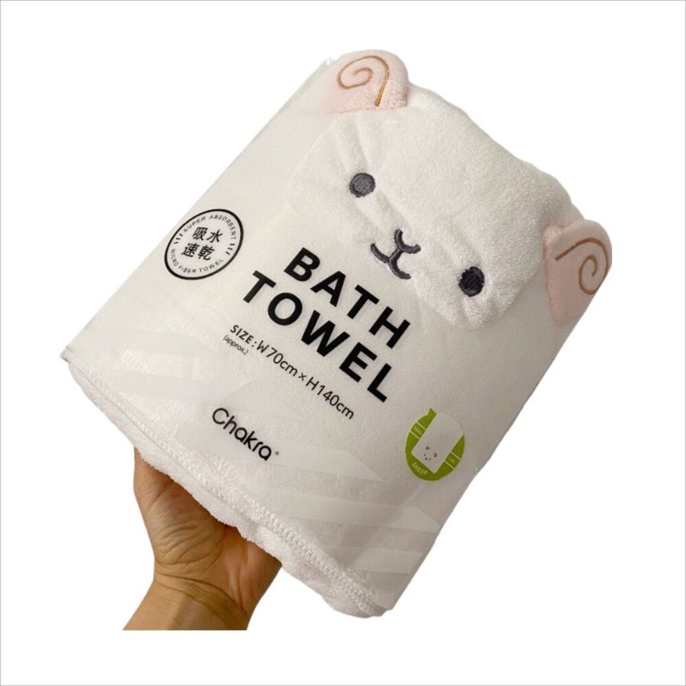 【實體店+發票】日式吸水浴巾 兒童卡通浴巾 秒速吸水浴巾 超細纖維毛巾 吸水浴巾 送禮-細節圖2