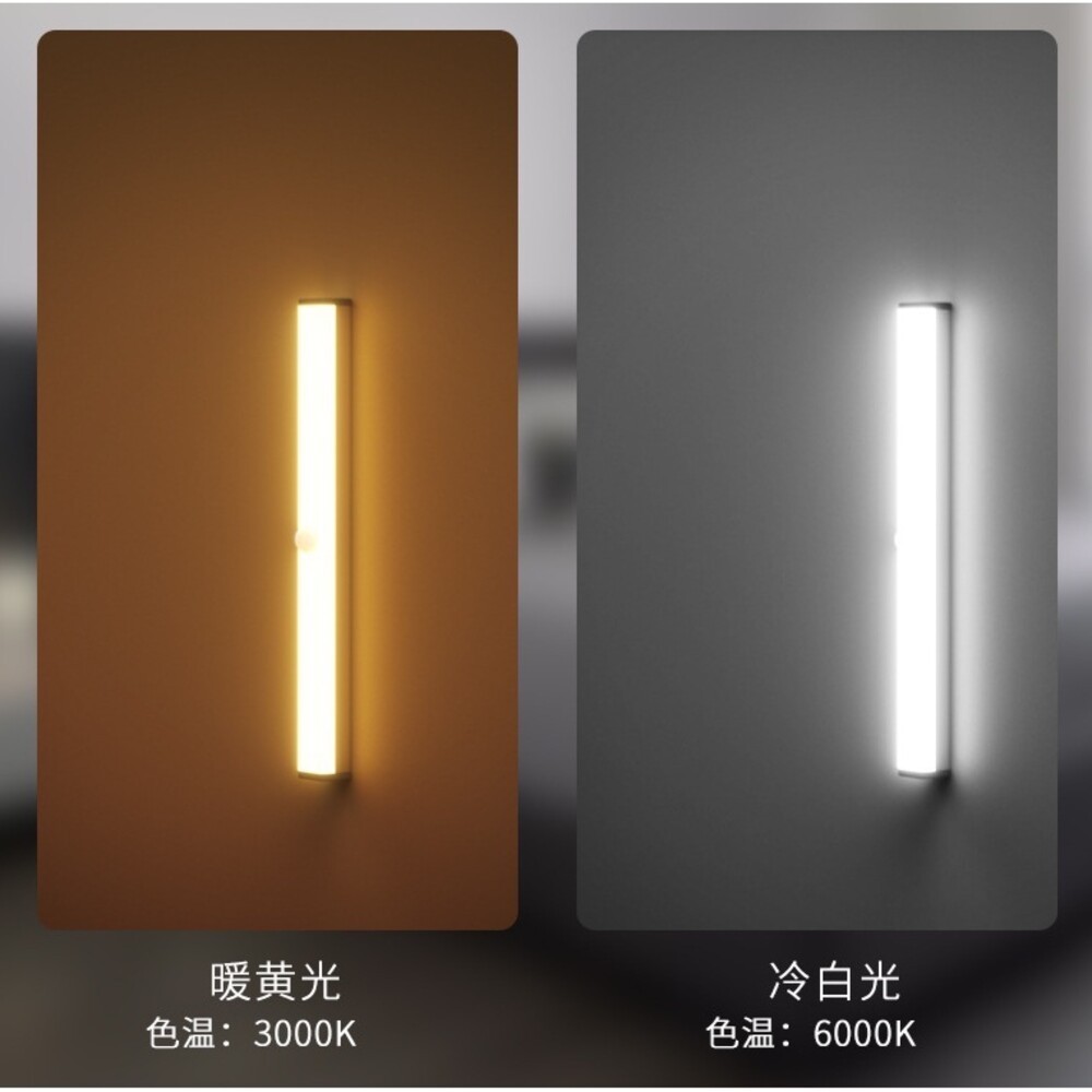 【實體門市】LED感應小夜燈 自動感應 免佈線 充電 衣櫃燈 走廊燈 LED感應燈-細節圖8