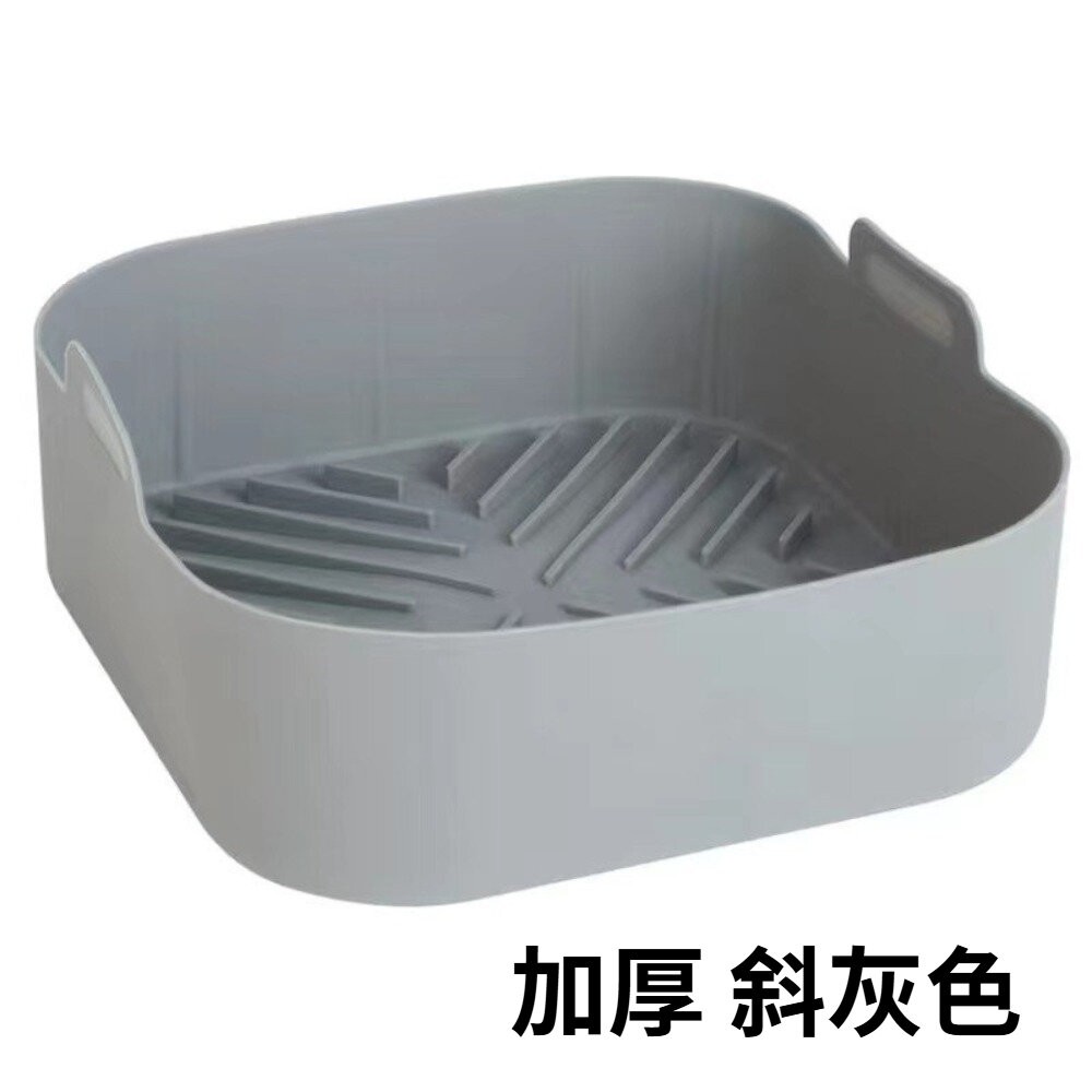 【台北士林*店面】加厚矽膠燒烤盤 氣炸鍋配件炸籃 好清洗瀝油烤盤 蛋糕烤盤 食品級耐高溫 烤箱烤盤 送禮-規格圖9
