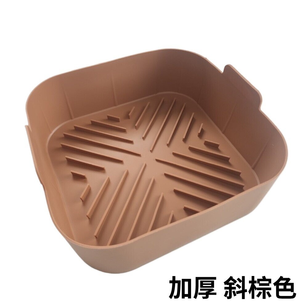 【台北士林*店面】加厚矽膠燒烤盤 氣炸鍋配件炸籃 好清洗瀝油烤盤 蛋糕烤盤 食品級耐高溫 烤箱烤盤 送禮-規格圖9
