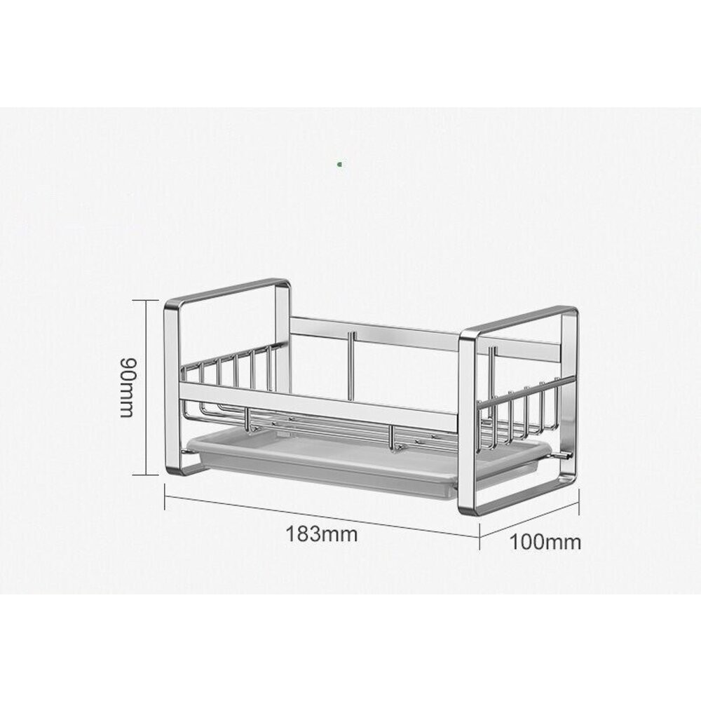 【實體店+發票】304不鏽鋼瀝水架 海綿菜瓜布瀝水架 抹布菜瓜布收納架 廚房瀝水架 送禮-細節圖9