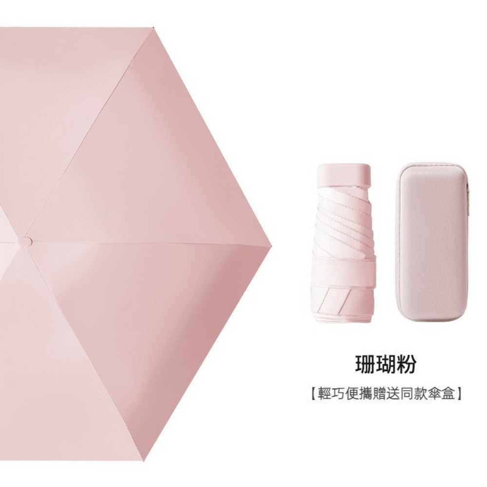 【實體店+發票】六折扁迷你口袋傘 折疊傘 晴雨兩用遮陽傘 摺疊傘 輕量防紫外線雨傘 送禮-規格圖11