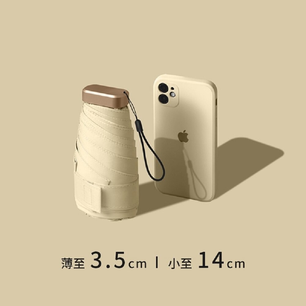 【實體店+發票】六折扁迷你口袋傘 折疊傘 晴雨兩用遮陽傘 摺疊傘 輕量防紫外線雨傘 送禮-規格圖11