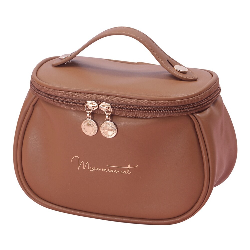 【實體店+發票】大容量手提巧形化妝包 雙拉鍊 多隔層收納包 便攜旅行 ins風 送禮-規格圖10