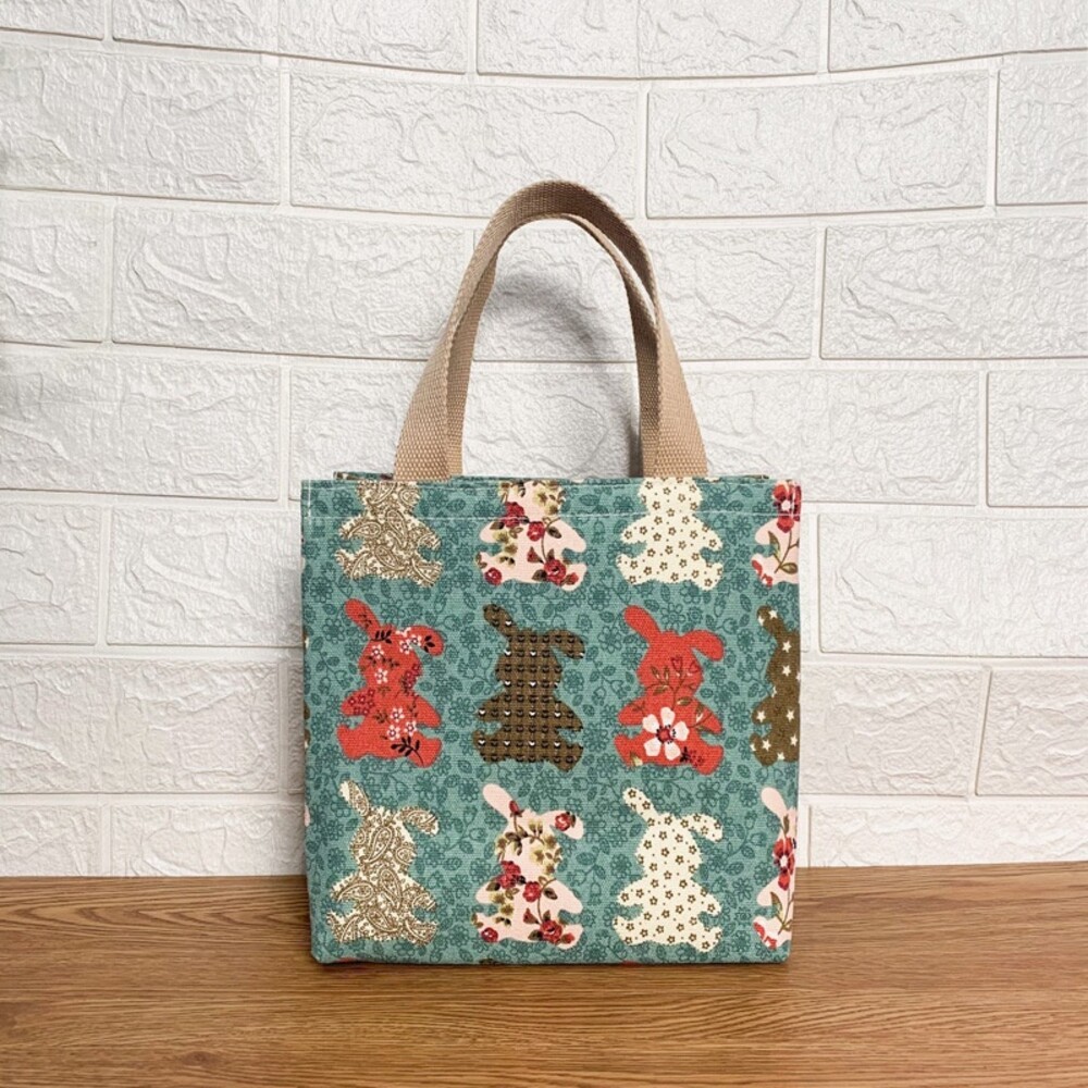 【實體店+發票】日式帆布保溫提袋 日式保溫手提袋 飯盒袋 午餐包 便當包 學生餐袋 餐袋 午餐袋 送禮-規格圖10