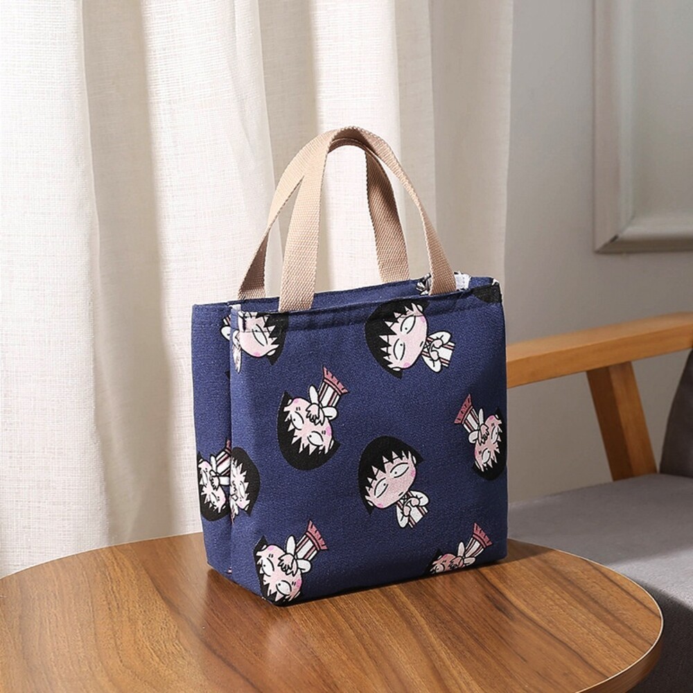 【實體店+發票】日式帆布保溫提袋 日式保溫手提袋 飯盒袋 午餐包 便當包 學生餐袋 餐袋 午餐袋 送禮-規格圖10