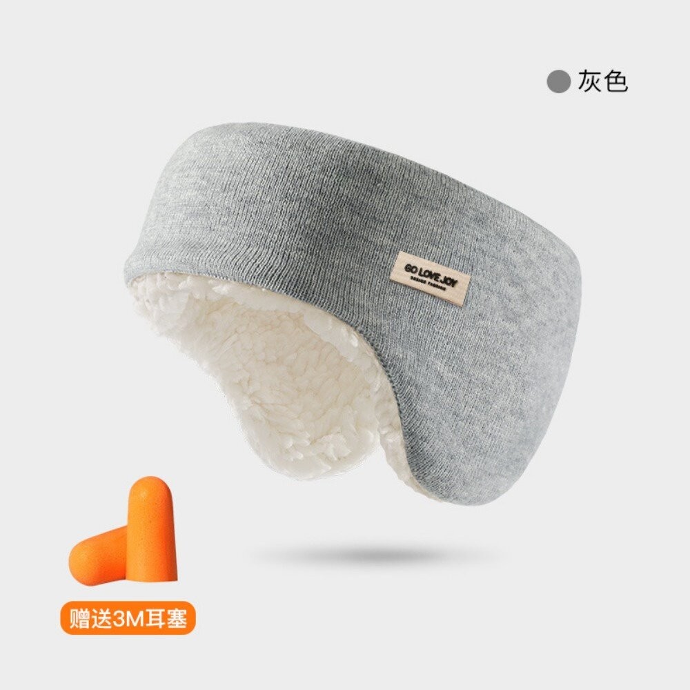 【實體店+發票】防寒保暖頭套耳罩 降噪耳罩 加絨防寒 時尚法帶 側睡不壓耳 送3M耳塞 送禮-規格圖10