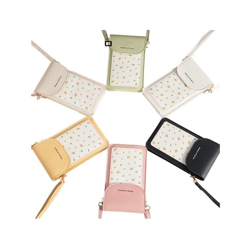 【實體店+發票】時尚印花觸控手機包 輕薄手機斜背包 頸掛 側背包 單肩女包 手機掛帶 手機套 送禮-細節圖4