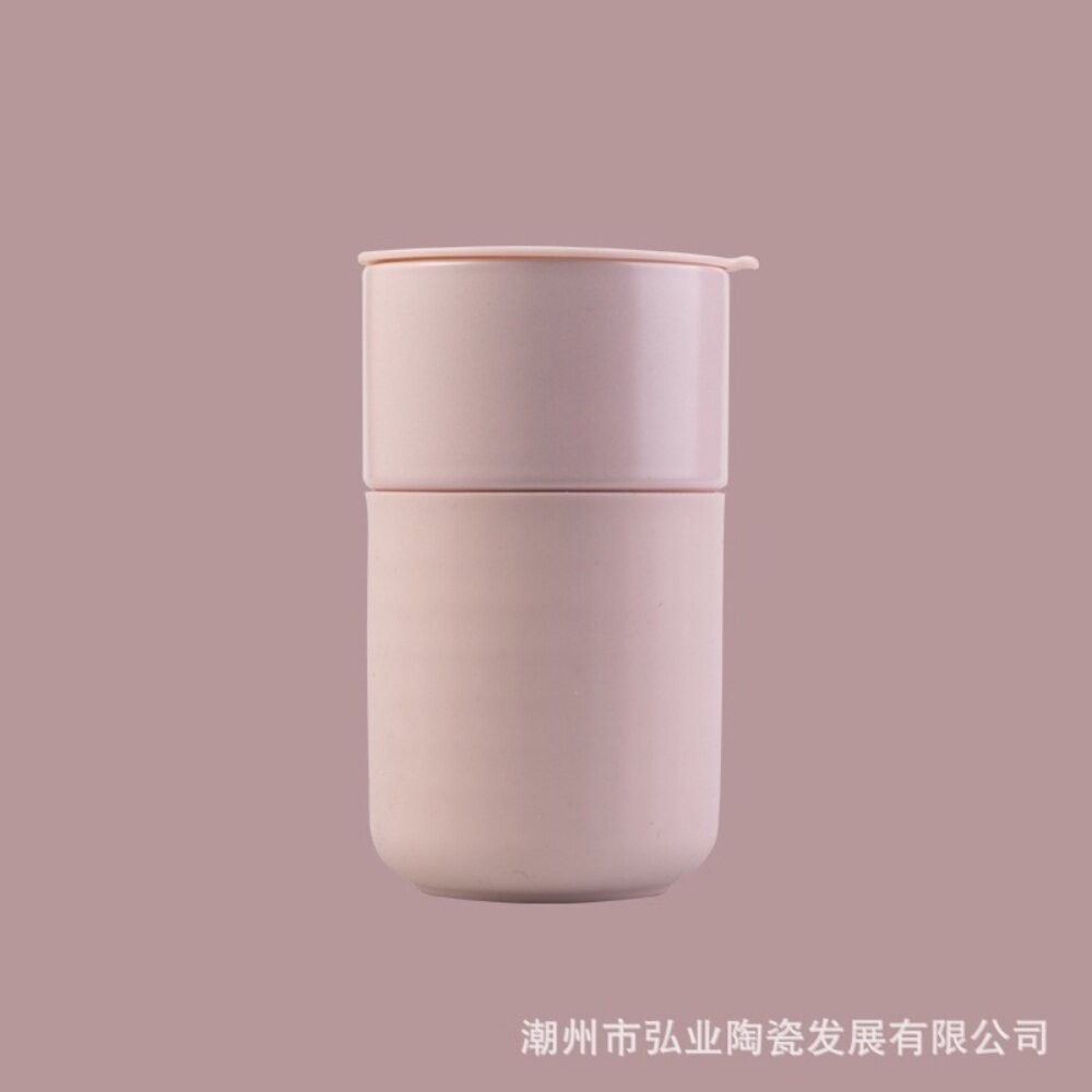 【實體店+發票】陶瓷隨行杯 陶瓷保溫杯 攜帶式咖啡杯 陶瓷杯 咖啡杯 飲料杯 北歐隨行杯 禮物 辦公室水杯 送禮-細節圖10