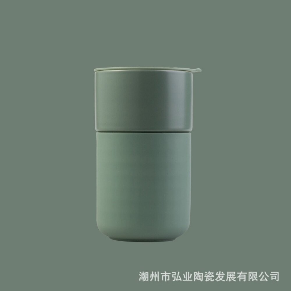 【實體店+發票】陶瓷隨行杯 陶瓷保溫杯 攜帶式咖啡杯 陶瓷杯 咖啡杯 飲料杯 北歐隨行杯 禮物 辦公室水杯 送禮-細節圖11