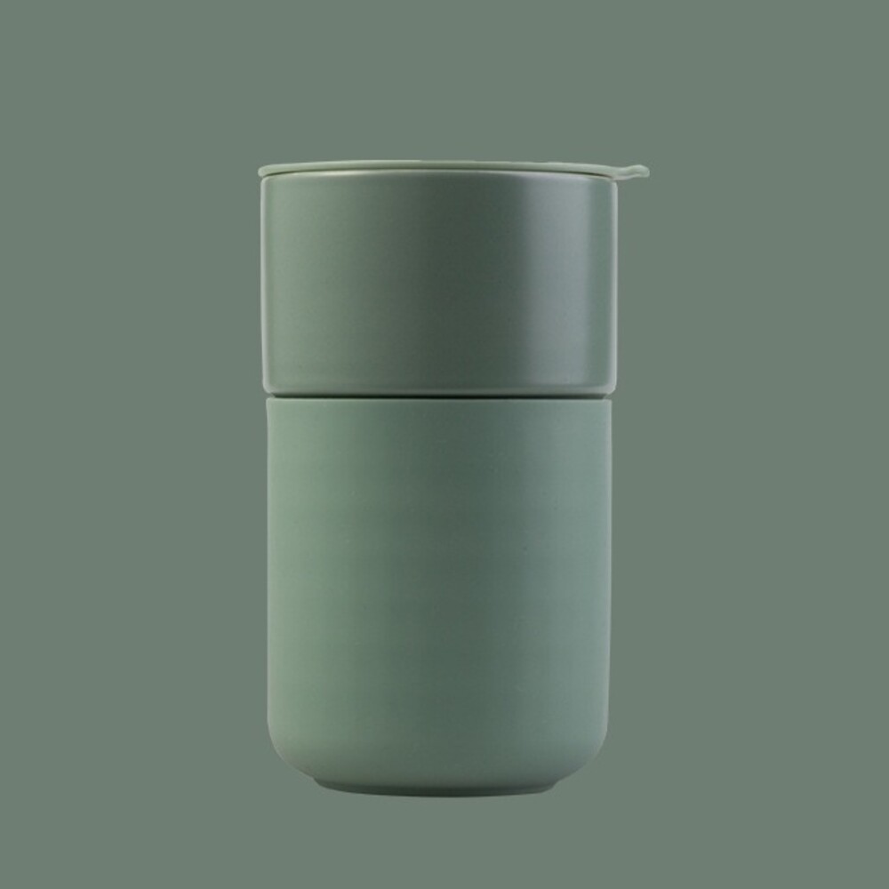 【實體店+發票】陶瓷隨行杯 陶瓷保溫杯 攜帶式咖啡杯 陶瓷杯 咖啡杯 飲料杯 北歐隨行杯 禮物 辦公室水杯 送禮-規格圖11