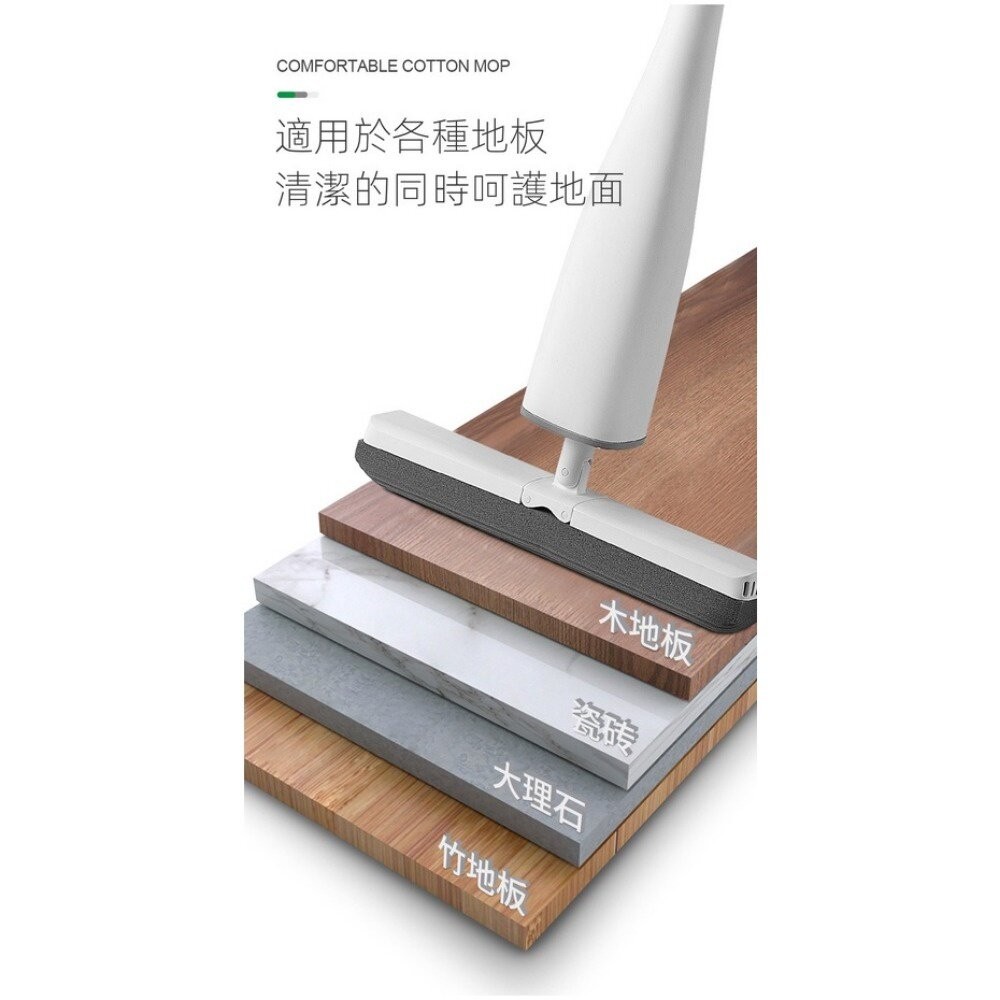 【台北士林*店面】免手洗懶人海綿拖把 吸水拖把 膠棉拖把 拖把組 旋轉拖把 更換棉頭 拖地神器 送禮-細節圖8