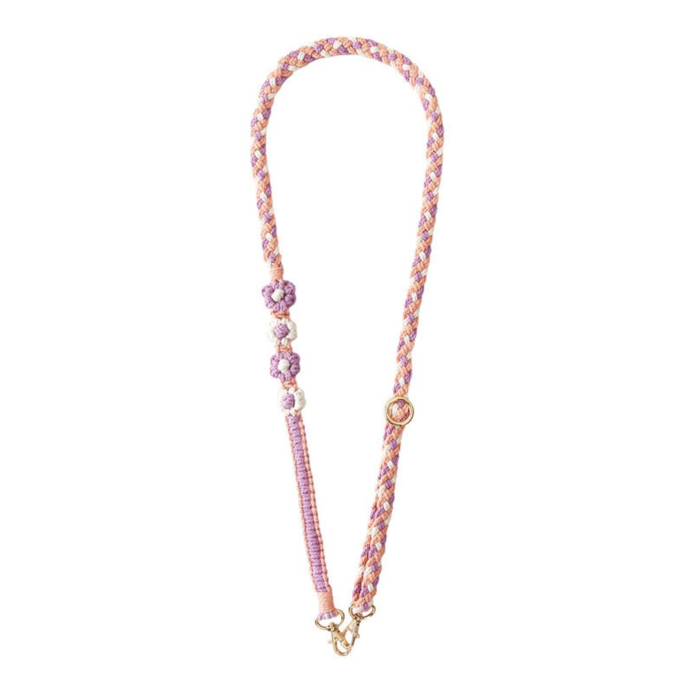 【實體店+發票】可調節編織手機掛繩 識別證掛繩 手作花花繩 手機吊繩背繩 包包背帶 波希米亞風手機鏈 贈夾片 送禮-規格圖11