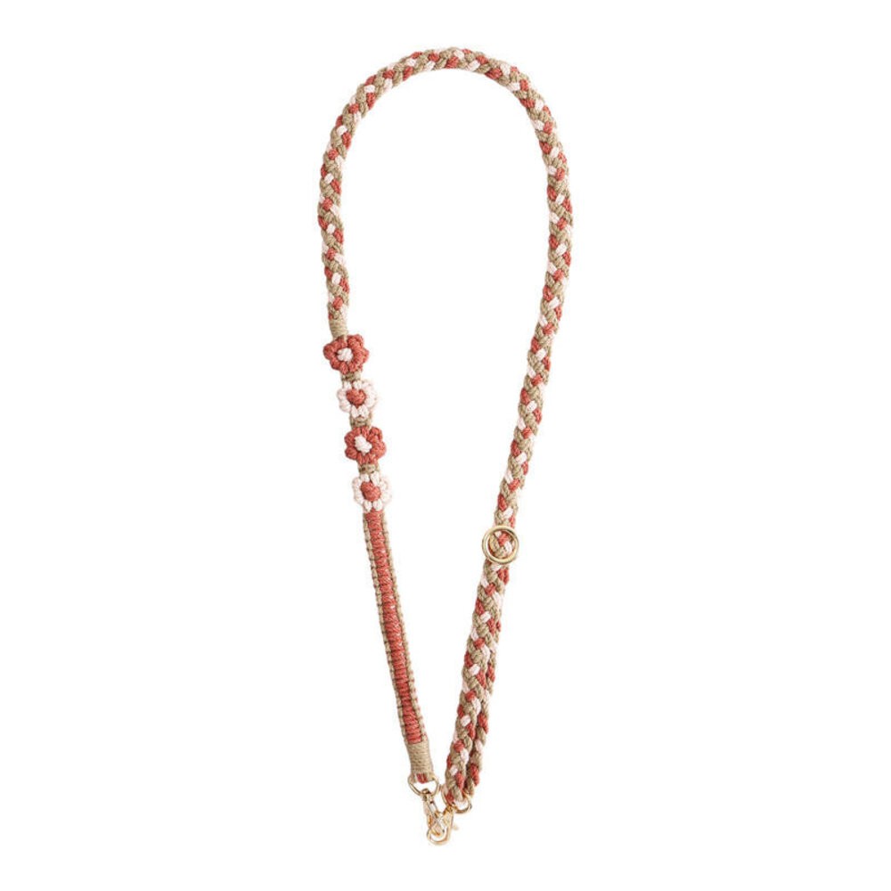 【實體店+發票】可調節編織手機掛繩 識別證掛繩 手作花花繩 手機吊繩背繩 包包背帶 波希米亞風手機鏈 贈夾片 送禮-規格圖11