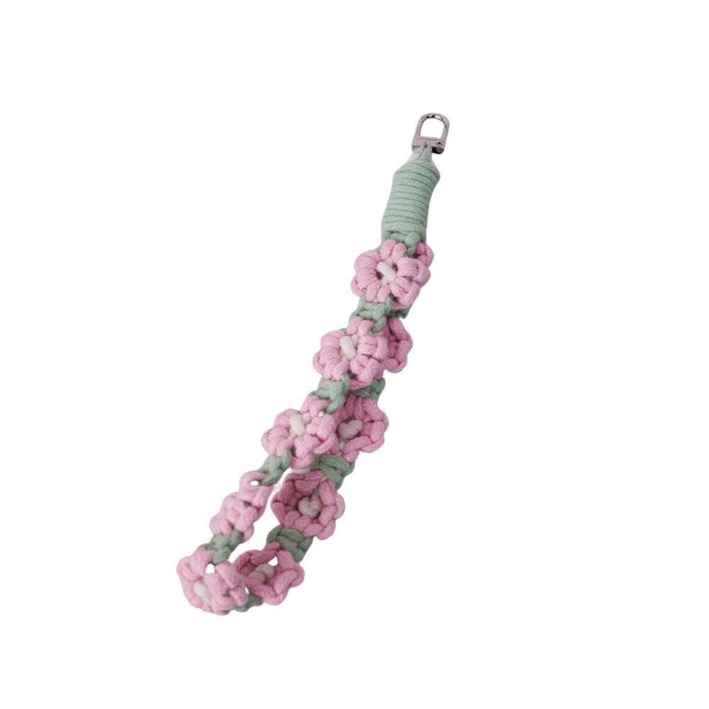 花花手繩-10號粉花綠
