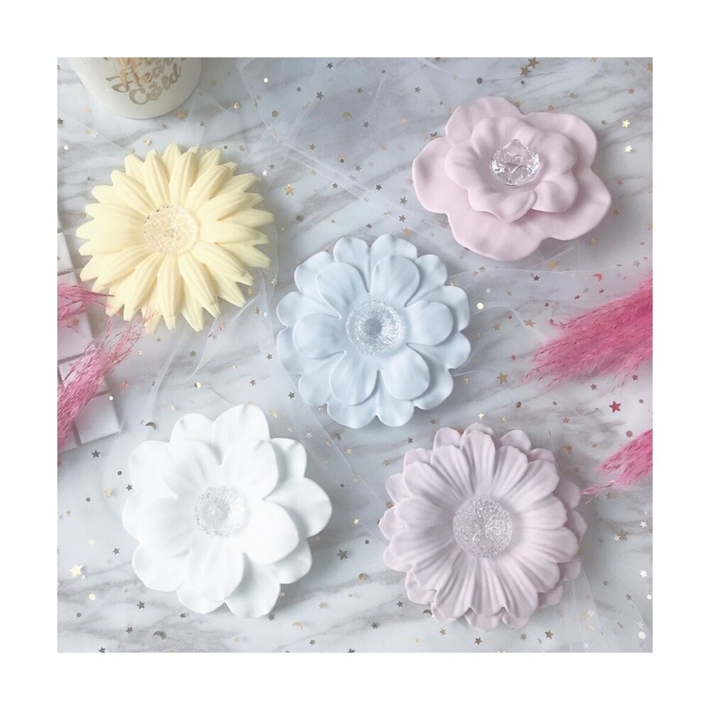 【實體店+發票】日式花瓣造型杯蓋 花朵造型杯蓋 日本秋冬新款 雛菊 櫻花 山茶花 蓮花 送禮-細節圖2