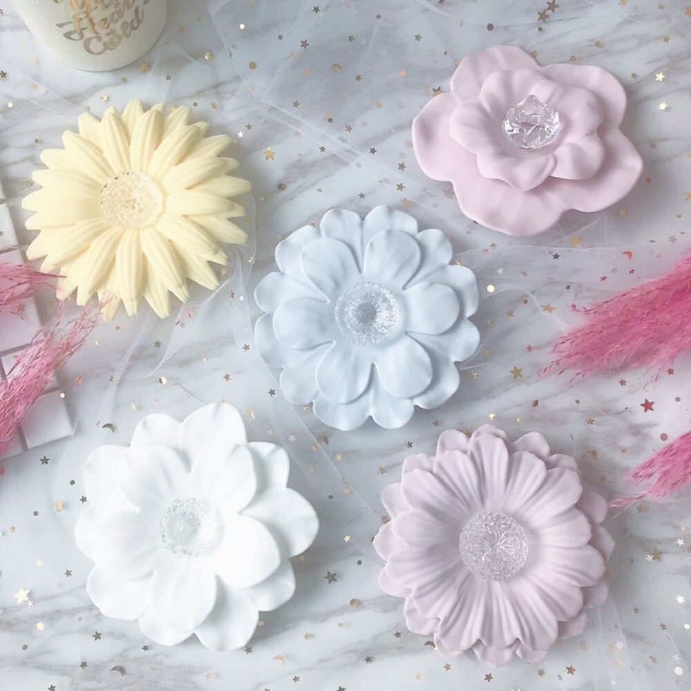 【實體店+發票】日式花瓣造型杯蓋 花朵造型杯蓋 日本秋冬新款 雛菊 櫻花 山茶花 蓮花 送禮-細節圖4