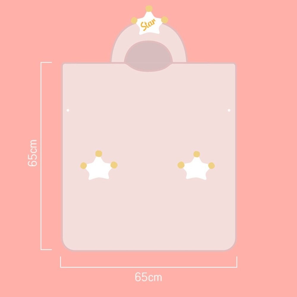 【實體店+發票】星星兒童斗篷浴巾 珊瑚絨浴巾 披風浴巾 卡通浴巾 寶寶毛巾 游泳浴巾 洗澡浴巾 送禮-細節圖5