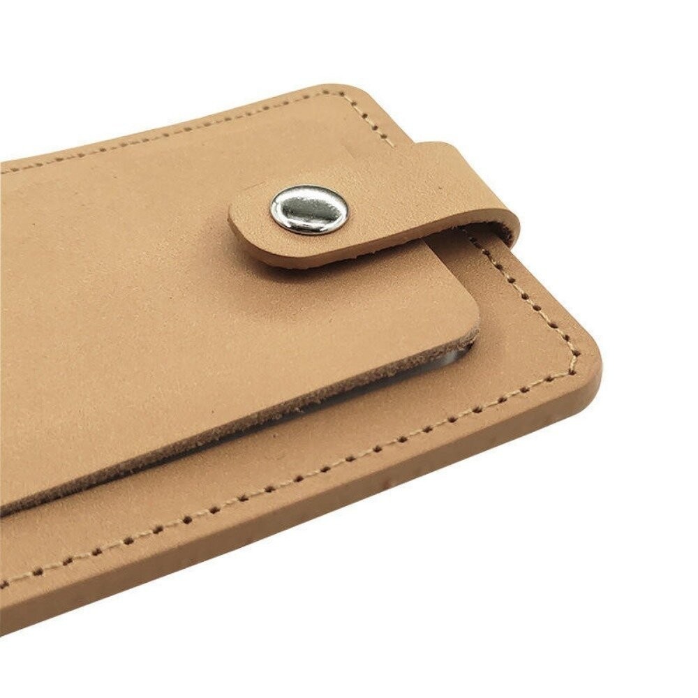 【實體店+發票】精緻真皮行李箱吊牌 牛皮行李吊牌 翻蓋防窺 行李箱托運防丟牌 頭層牛皮 真皮卡套 送禮-細節圖4