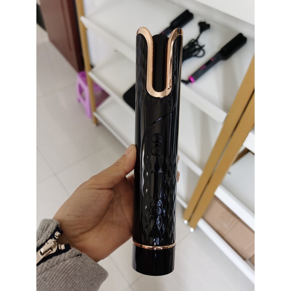 【實體店+發票】無線電動旋轉捲髮器 捲髮棒 無線USB充電 液晶智能 電動美髮器 送禮-規格圖11
