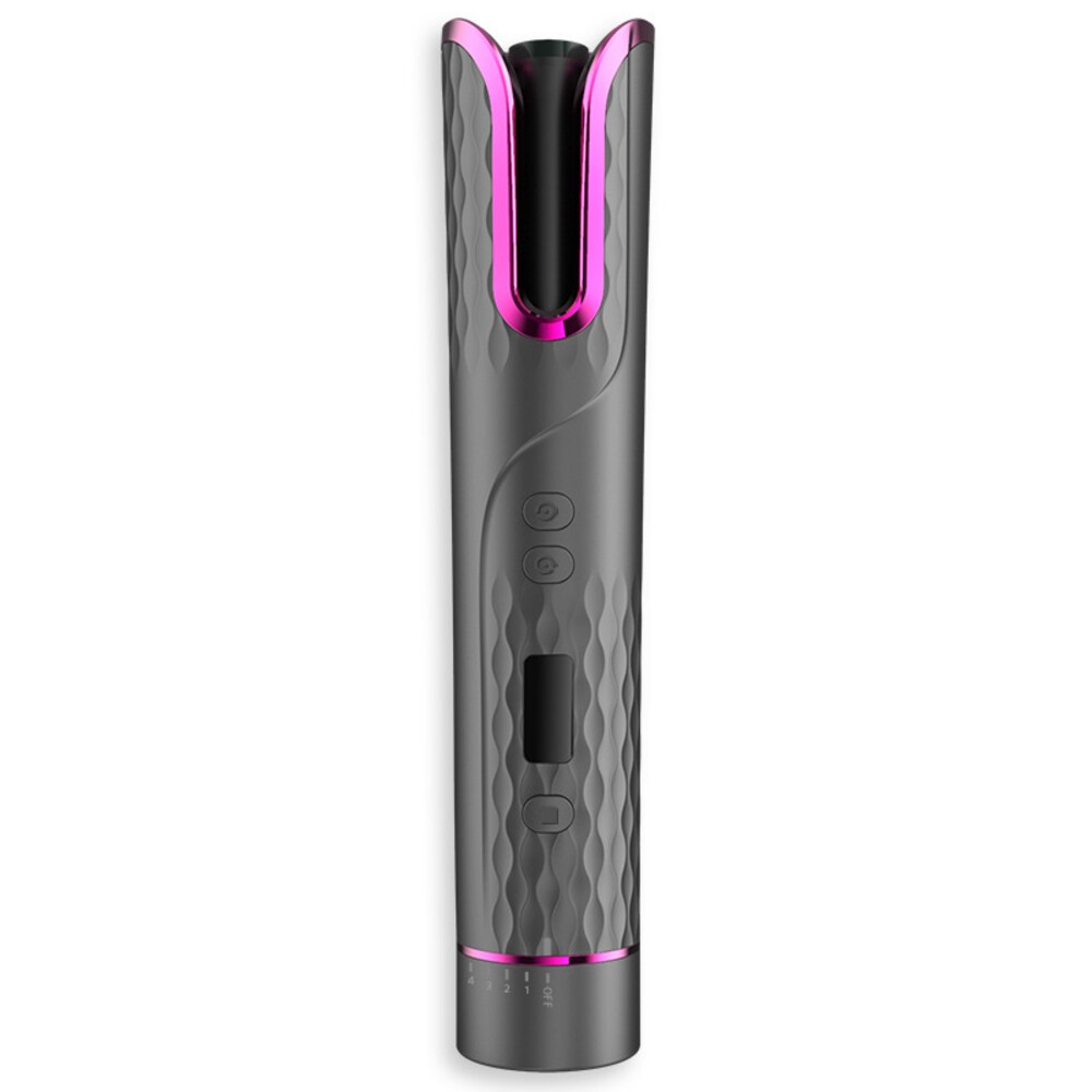 【實體店+發票】無線電動旋轉捲髮器 捲髮棒 無線USB充電 液晶智能 電動美髮器 送禮-規格圖11