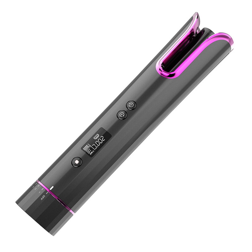 【實體店+發票】無線電動旋轉捲髮器 捲髮棒 無線USB充電 液晶智能 電動美髮器 送禮-規格圖11