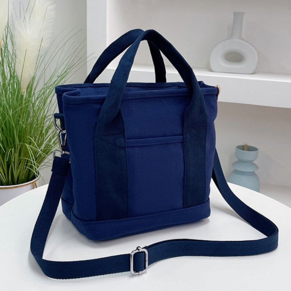 手提+斜背-藍色