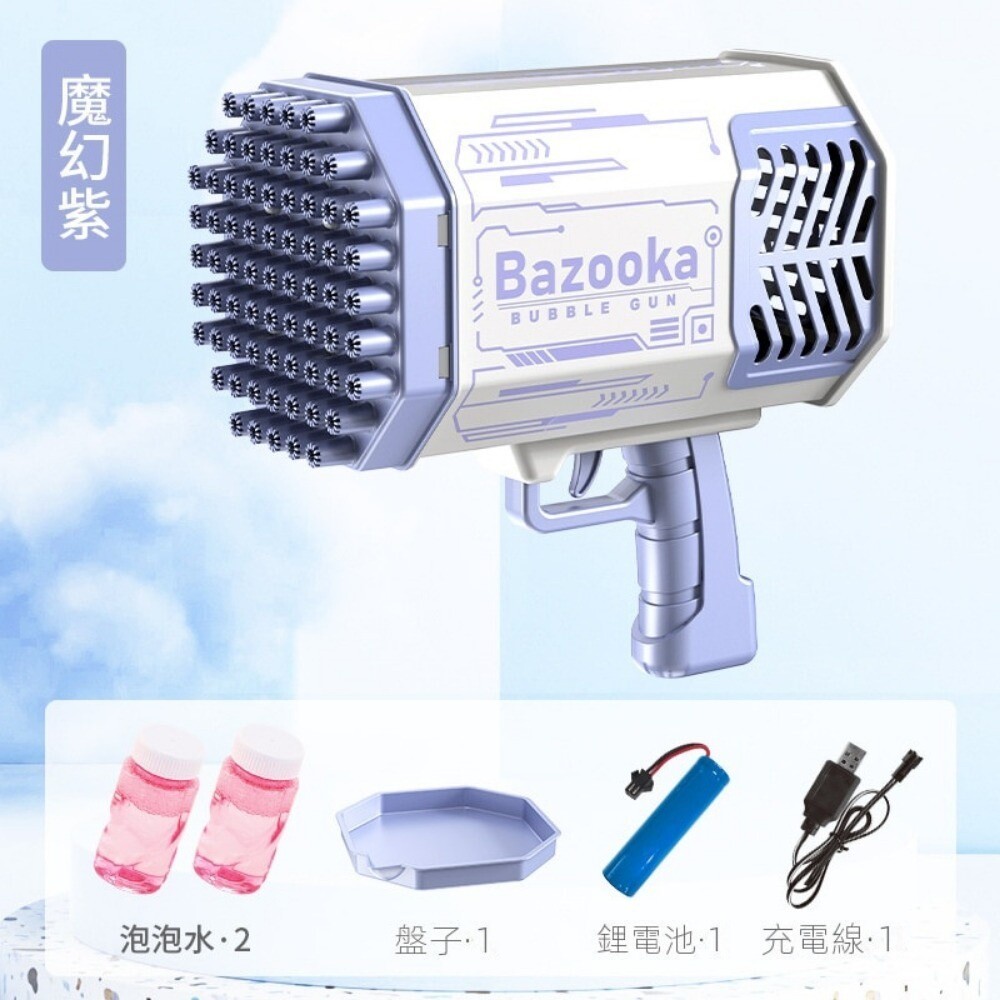 【實體店+發票】爆紅手持自動泡泡機 電動泡泡機 兒童玩具 32孔 69孔 2022 送禮-規格圖10